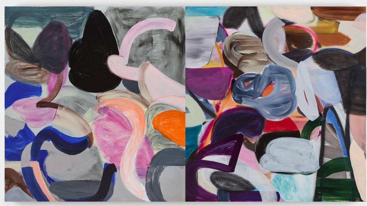One of the pieces by Liliane Tomasko at the Kerlin. One of the pieces by Liliane Tomasko at the Kerlin.