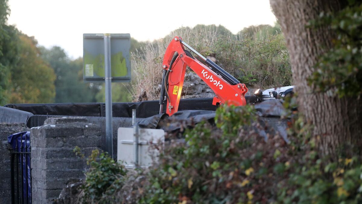  The exhumation of the remains of Patrick Nugent in Co Clare. Picture: Brendan Gleeson