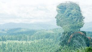 <p class="contextmenu internal_Caption">Dr Sean Owens encourages his patients to sit under an elm tree by his surgery.</p>