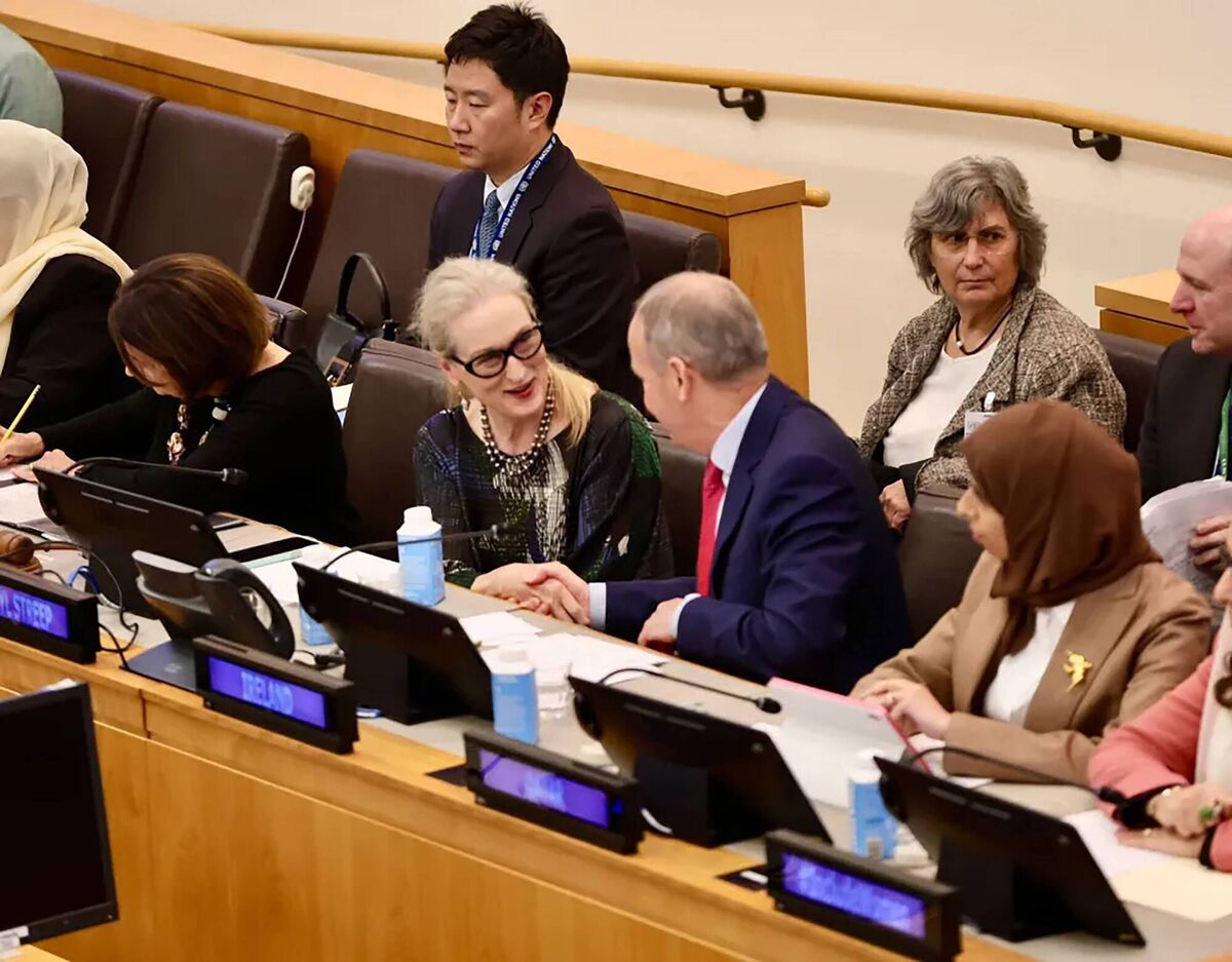 Micheál Martin said that Ms Streep 'captured the enormity of the injustice to women and girls in Afghanistan better than anybody else in that room'. 