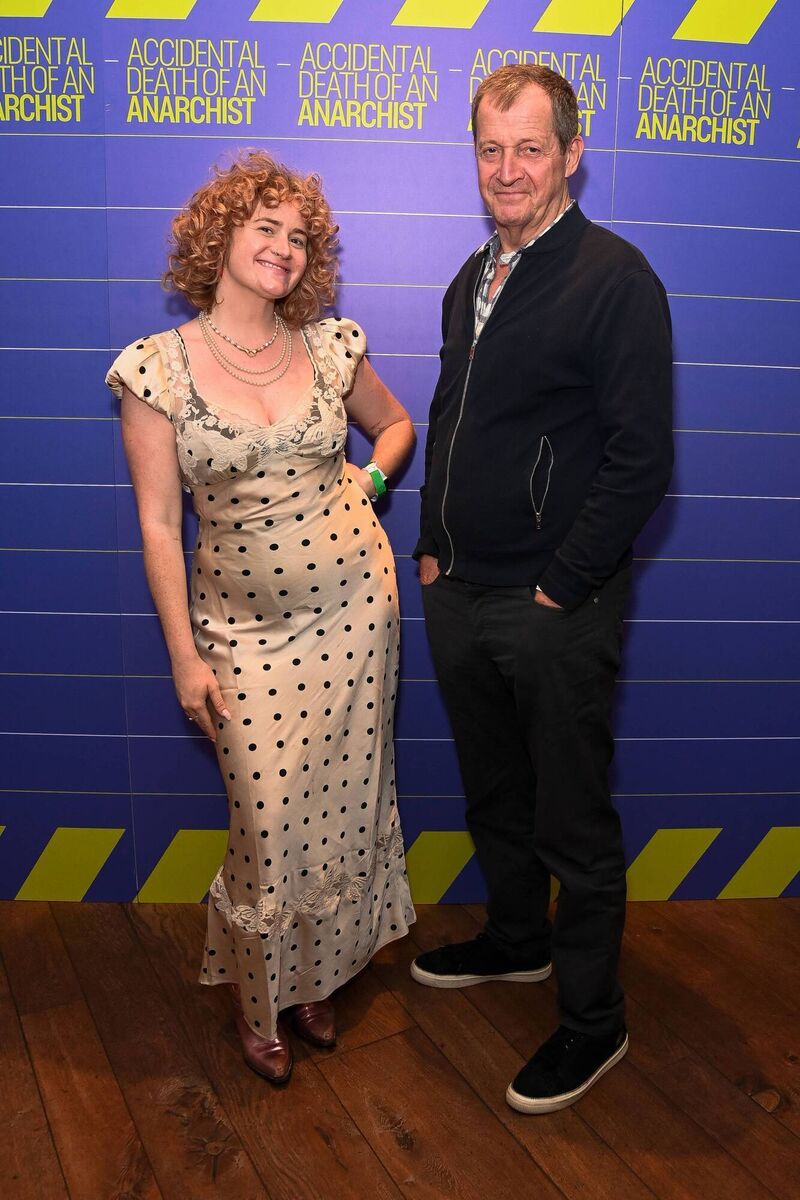 LONDON, ENGLAND - JUNE 26: Grace Campbell and Alastair Campbell attend the press night after party for "Accidental Death Of An Anarchist" at The Haymarket Hotel on June 26, 2023 in London, England. (Photo by Alan Chapman/Dave Benett/Getty Images)