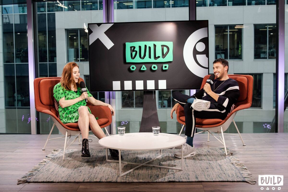 Simon Atkins with Angela Scanlon 