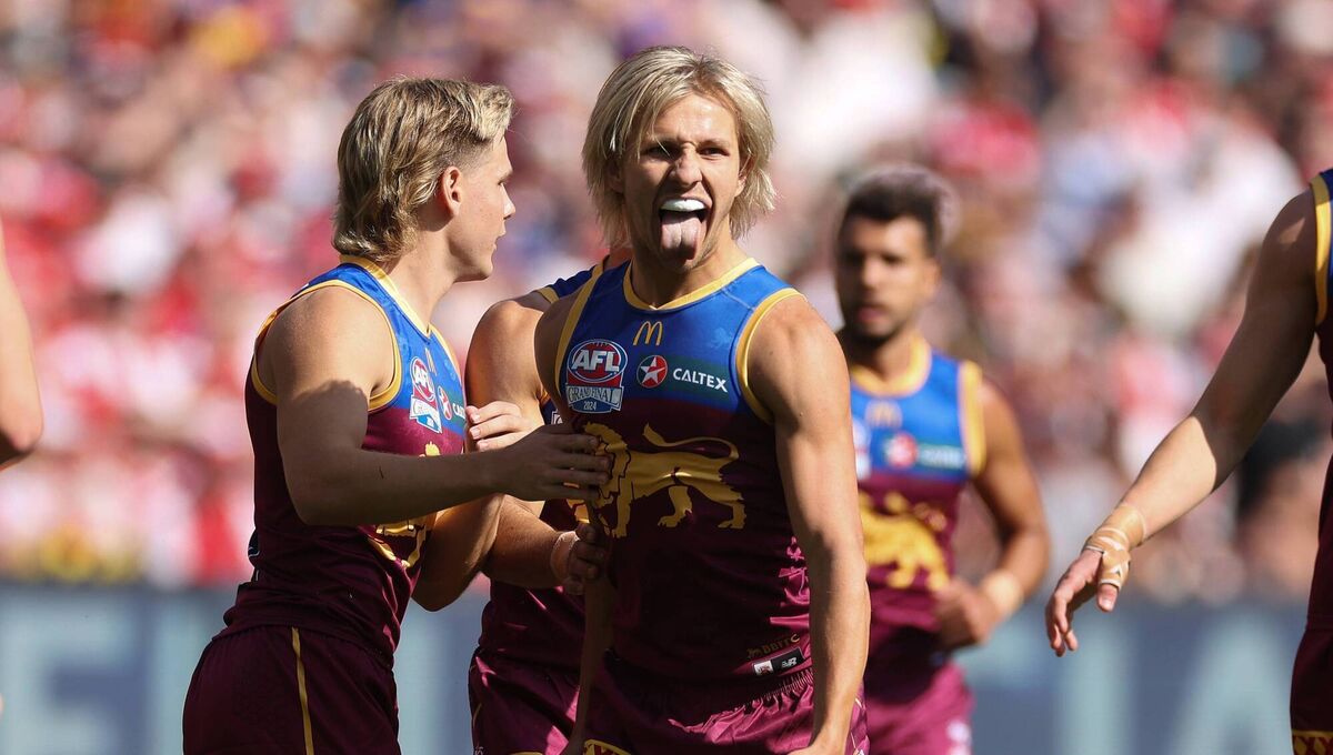 CHAMPIONS: Kai Lohmann of the Lions celebrates kicking a goal during the AFL Grand Final match. Picture: Dylan Burns/AFL Photos/Getty Images CHAMPIONS: Kai Lohmann of the Lions celebrates kicking a goal during the AFL Grand Final match. Picture: Dylan Burns/AFL Photos/Getty Images