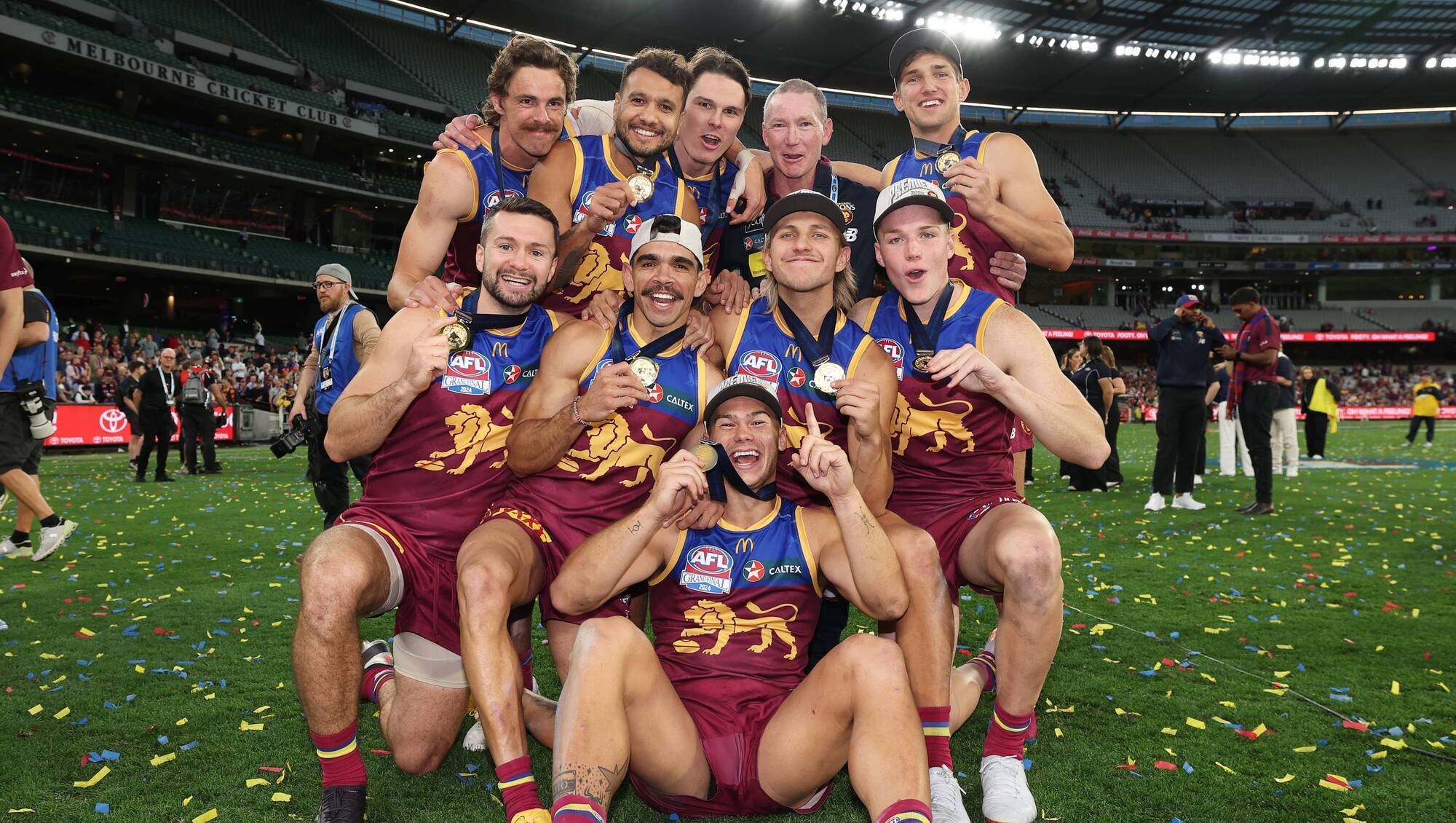Brisbane Lions crush Sydney Swans by 60 points in grand final to win fourth AFL flag