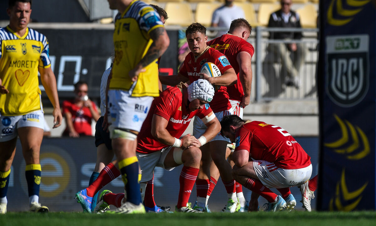 ROOKIE: Munster’s Tony Butler prepares to take a kick. Picture: ©INPHO/Luca Sighinolfi ROOKIE: Munster’s Tony Butler prepares to take a kick. Picture: ©INPHO/Luca Sighinolfi