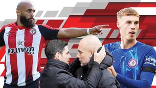 <p>10 TALKING POINTS: Bryan Mbeumo, Mike Arteta and Pep Guardiola and Cole Palmer. </p>