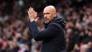 <p>Manchester United manager Erik ten Hag</p>