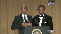 WATCH: Obama invited his 'anger translator' to tell journalists what he really thinks of them