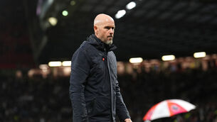 Erik ten Hag urged Manchester United to keep the faith after their defeat to Tottenham (Martin Rickett/PA)