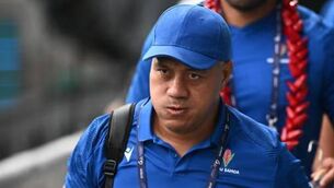 <p>Mahonri Schwalger was arrested last week and is reported to have been released on bail. Photograph: Harry Murphy/Sportsfile/Getty Images </p>