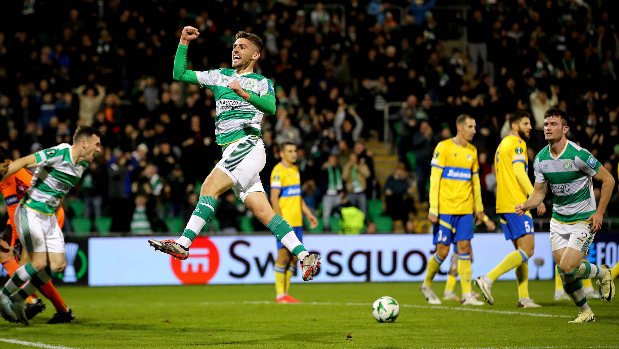 Shamrock Rovers salvage draw in Conference League phase opener