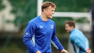 <p>PERSPECTIVE: Josh Van der Flier during Leinster training. Picture: ©INPHO/Ben Brady</p>