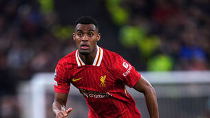 <p>Ryan Gravenberch has been in excellent form so far this season (Peter Byrne/PA)</p>