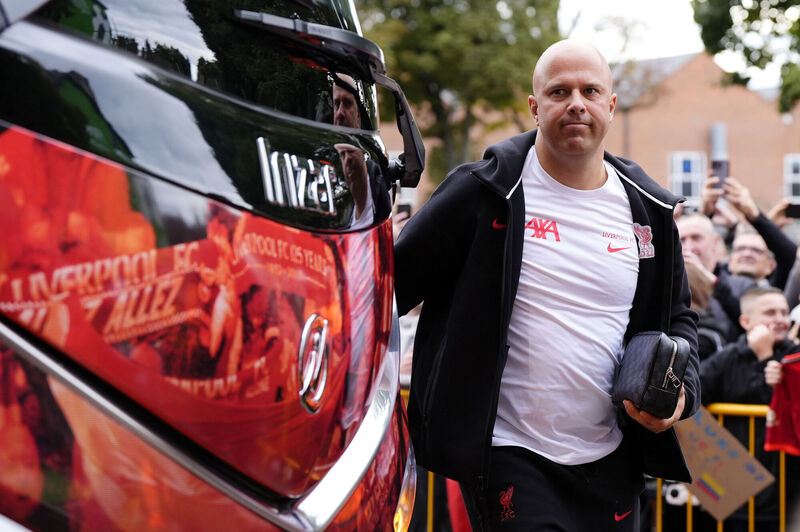 Liverpool manager Arne Slot arrives ahead of the Premier League match at Molineux Stadium last week. Liverpool manager Arne Slot arrives ahead of the Premier League match at Molineux Stadium last week.
