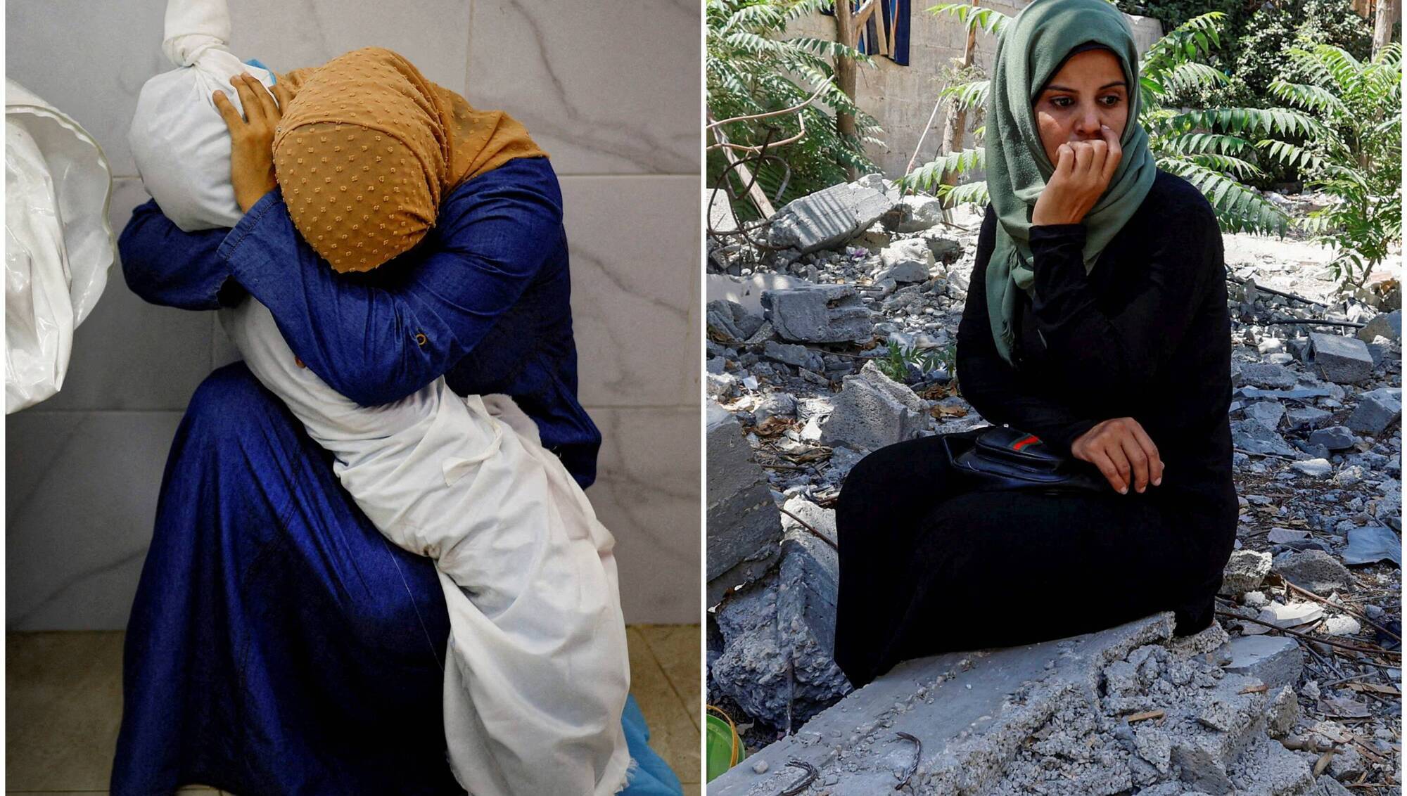 A picture of her grief gripped the world. A year on, Gaza woman haunted by memories