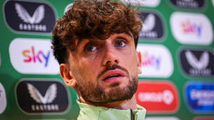 <p>Troy Parrott will hope to face Finland on Thursday night. Picture: INPHO/Ryan Byrne</p>