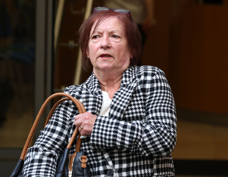 Geraldine Morrissey, sister of the late Martina Kiely, told the inquest that Martina had passed her a note saying 'Kenneth Hynes did this to me', a claim she said Martina 'never deviated' from when she recovered her voice. Picture: Colin Keegan/Collins