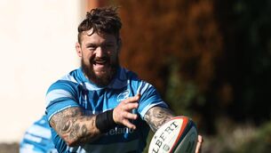 <p>Andrew Porter during Leinster training. Pict: ©INPHO/Tom Maher</p>
