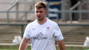 <p>Bryan O'Connor at Ulster training. </p>
