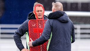 <p>Manager Heimir Hallgrímsson during Republic of Ireland Squad Training, Olympic Stadium, Helsinki, Finland. Pic: INPHO/Ryan Byrne</p>