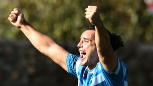 <p>James Lowe at Leinster training in Rosemount, UCD. Pic ©INPHO/Tom Maher</p>