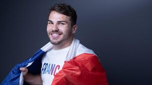 <p>France's rugby sevens gold medalist Antoine Dupont. Picture: JOEL SAGET / AFP</p>