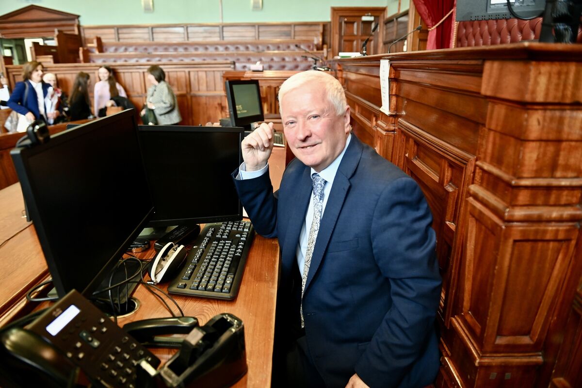 Martin O’Donovan, registrar at Washington Street Courthouse: 'It’s been a blast.' Picture: Larry Cummins
