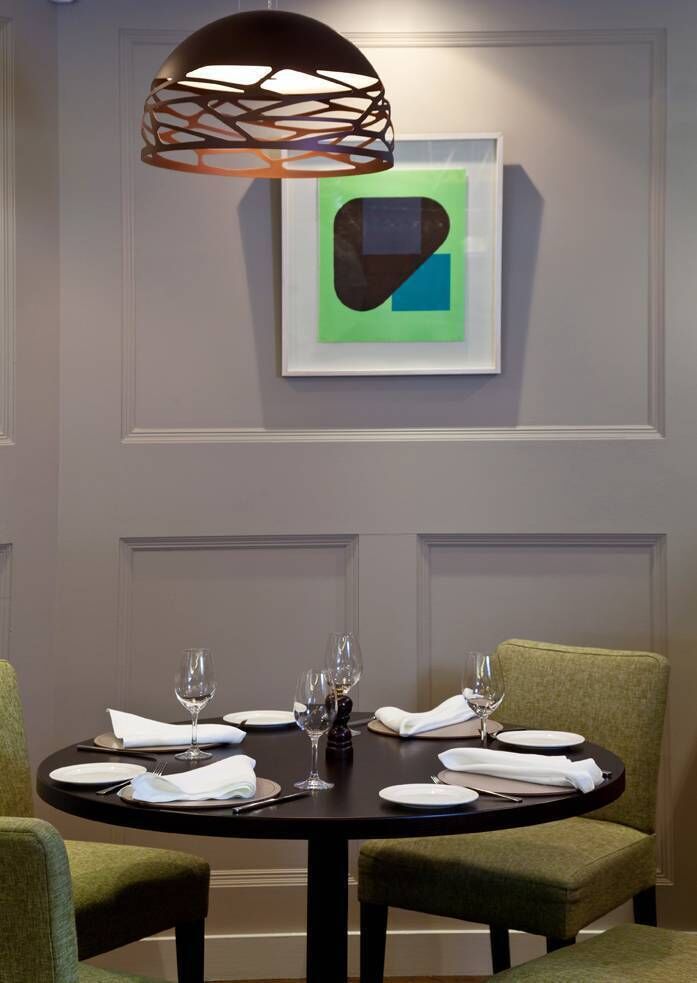 The dining room in Campagne, Kilkenny The dining room in Campagne, Kilkenny