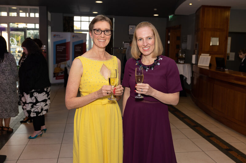 Fiona Walsh and Gillian Flynn, Power Presentations at this year’s Cork Chambers Cork Digital Marketing Awards. Fiona Walsh and Gillian Flynn, Power Presentations at this year’s Cork Chambers Cork Digital Marketing Awards.