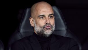 <p>STANDOUT CANDIDATE: Manchester City manager Pep Guardiola. Pic: Nick Potts/PA Wire</p>