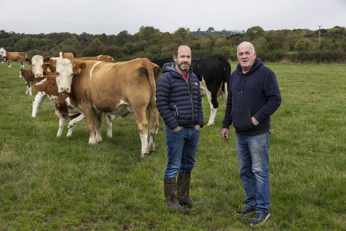 Robbie with his father Willie. 