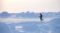 Irish runners celebrate North Pole Marathon achievements
