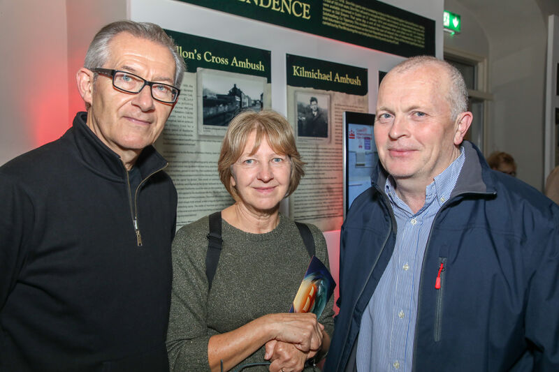 Mick and Ruth Collins, with Colm Scully, at the programme launch. Picture: David Creedon Mick and Ruth Collins, with Colm Scully, at the programme launch. Picture: David Creedon