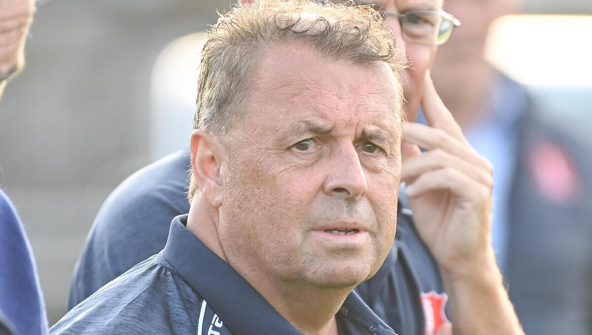 Imokilly manager Denis Ring watching his team against Avondhu, during their Cork Premier SHC Divisions clash, at Fermoy. Pic: David Keane. Imokilly manager Denis Ring watching his team against Avondhu, during their Cork Premier SHC Divisions clash, at Fermoy. Pic: David Keane.