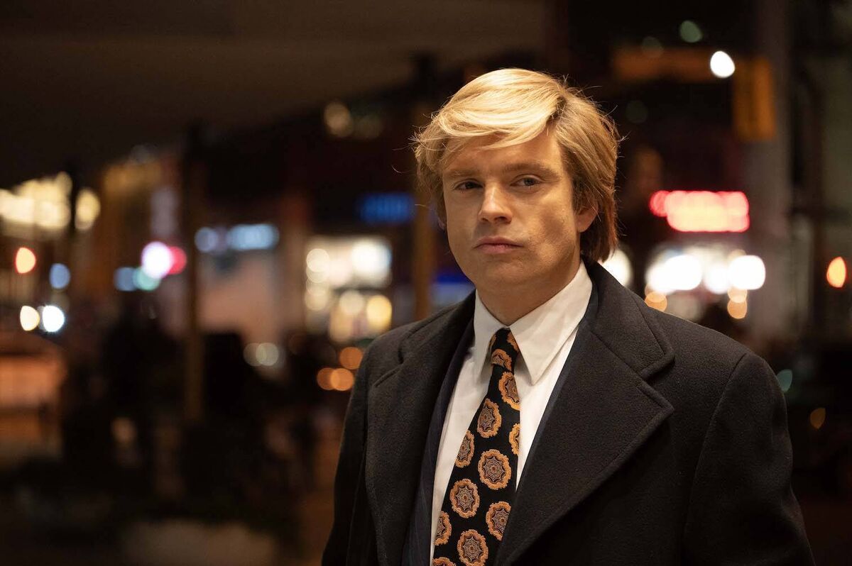 Sebastian Stan stars as Donald Trump in The Apprentice. 