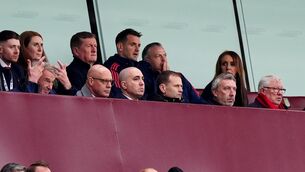 <p>UNITED: Jim Ratcliffe, Ineos CEO and minority shareholder at Manchester United; Dave Brailsford, head of sport for the INEOS group; Manchester United CEO Omar Berrada; Manchester United sporting director Dan Ashworth; Jason Wilcox, Manchester United's Technical Director; and former Manchester United manager Alex Ferguson. Pic: Mike Egerton/PA Wire.</p>