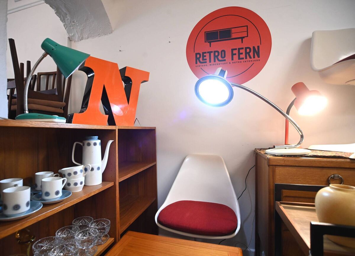 Items at Fernanda Silva's retro shop in Cork. 