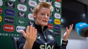 <p>FRONT FOOT: Ireland head coach Eileen Gleeson lost patience with questions on the Athlone Town boss. Pic: INPHO/Morgan Treacy</p>