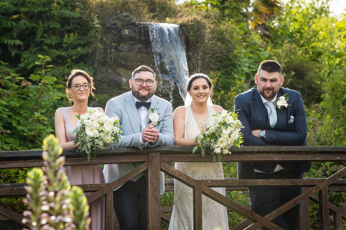 Tara Costin Healy and David O'Leary with Belinda Costin Healy and Denis O'Donoghue. Pictures: Dermot Sullivan