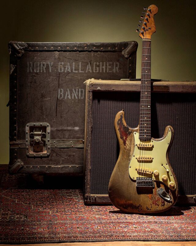 Mr Desmond said that the Live Nation Gaiety joint venture also purchased the guitar's amp for £60,000 (€72,000). Photo: Bonhams.com Mr Desmond said that the Live Nation Gaiety joint venture also purchased the guitar's amp for £60,000 (€72,000). Photo: Bonhams.com