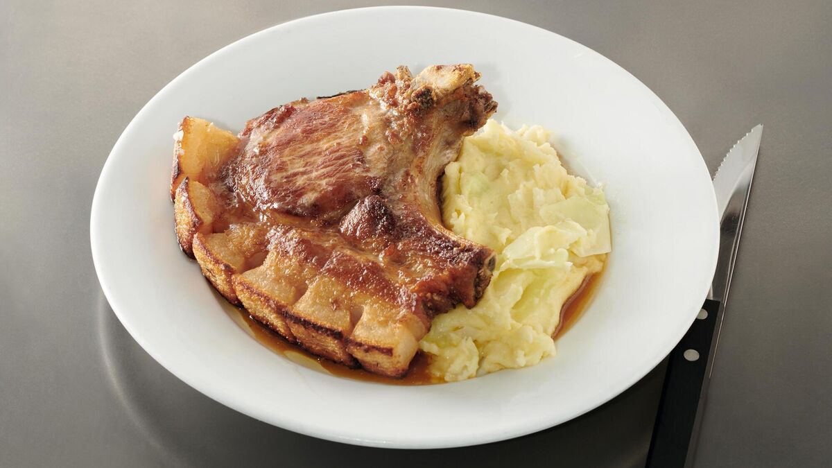 Max Rocha's Pork Chop and Colcannon