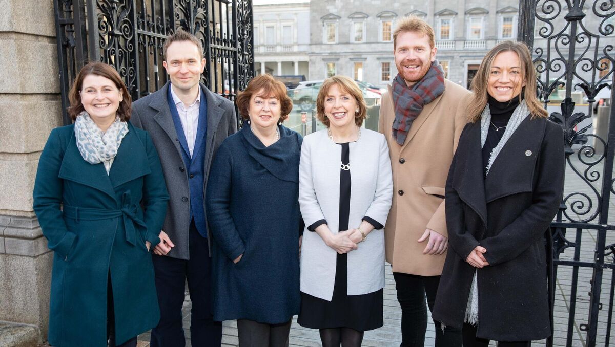 The Social Democrats bucked the gender quota trend in the 2020 election when four of their six elected TDs were women. above are: Jennifer Whitmore, Cian O'Callaghan, Catherine Murphy, Roisin Shorthall, Gary Gannon, and Holly Cairns. File picture: Paul Sharp/SHARPPIX The Social Democrats bucked the gender quota trend in the 2020 election when four of their six elected TDs were women. above are: Jennifer Whitmore, Cian O'Callaghan, Catherine Murphy, Roisin Shorthall, Gary Gannon, and Holly Cairns. File picture: Paul Sharp/SHARPPIX
