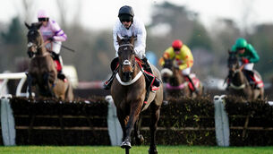 <p>ABSENT STAR: Constitution Hill has not run in a race since winning the Christmas Hurdle at Kempton on St Stephen's Day of last year. 	Picture: John Walton/PA</p>