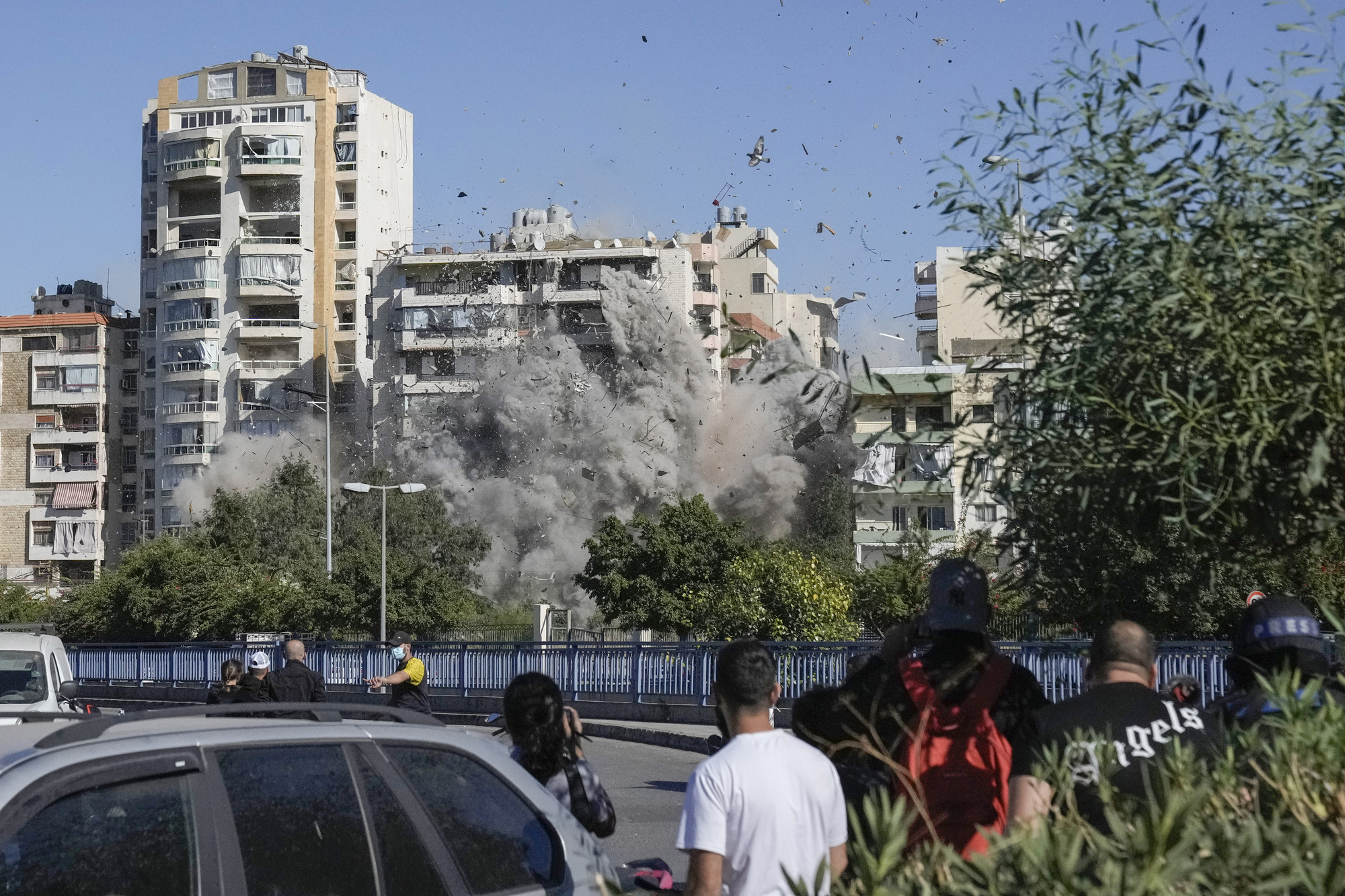 More than a dozen killed in Israeli strikes near Beirut hospital