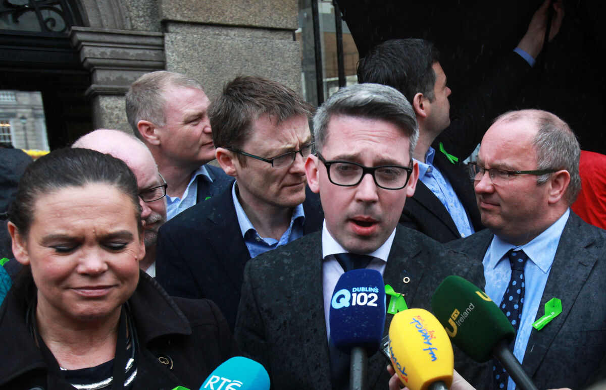 Former Sinn Féin senator Niall Ó Donnghaile reveals he is behind inappropriate text messages. Picture: RollingNews.ie Former Sinn Féin senator Niall Ó Donnghaile reveals he is behind inappropriate text messages. Picture: RollingNews.ie