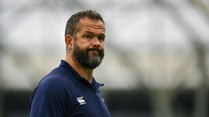 <p>BEFORE LEAVE: Andy Farrells prepares for his last games before he takes leave as Head Coach for the British and Irish Lions. Picture: Seb Daly/Sportsfile</p>