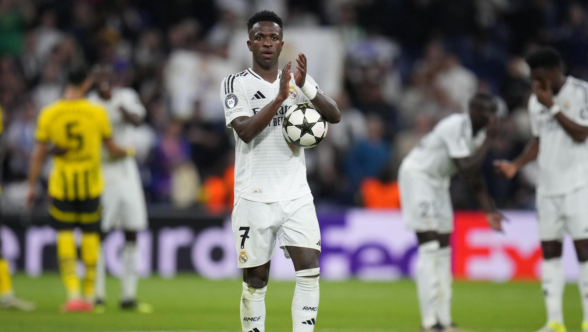 Champions League round-up: Vinicius Jr hits hat-trick in Real Madrid comeback
