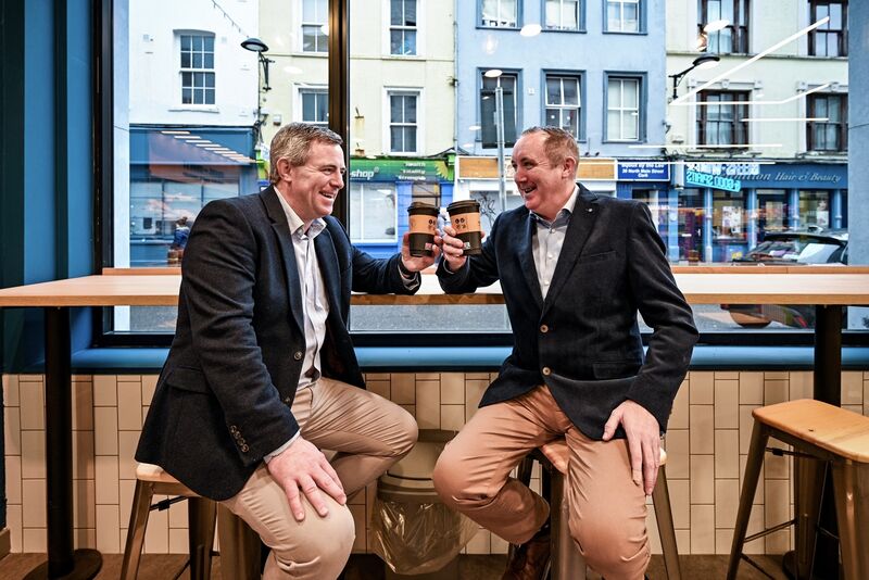 (Left to right) Brothers Brian and Kevin Herlihy at their first Cork city centre store on Oliver Plunkett street. Brian said: 'Our night-time business has been impacted.' Picture: Chani Anderson (Left to right) Brothers Brian and Kevin Herlihy at their first Cork city centre store on Oliver Plunkett street. Brian said: 'Our night-time business has been impacted.' Picture: Chani Anderson