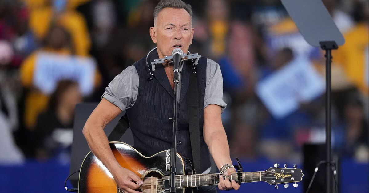Watch: Springsteen calls Trump an ‘American tyrant’ at Harris’s ...