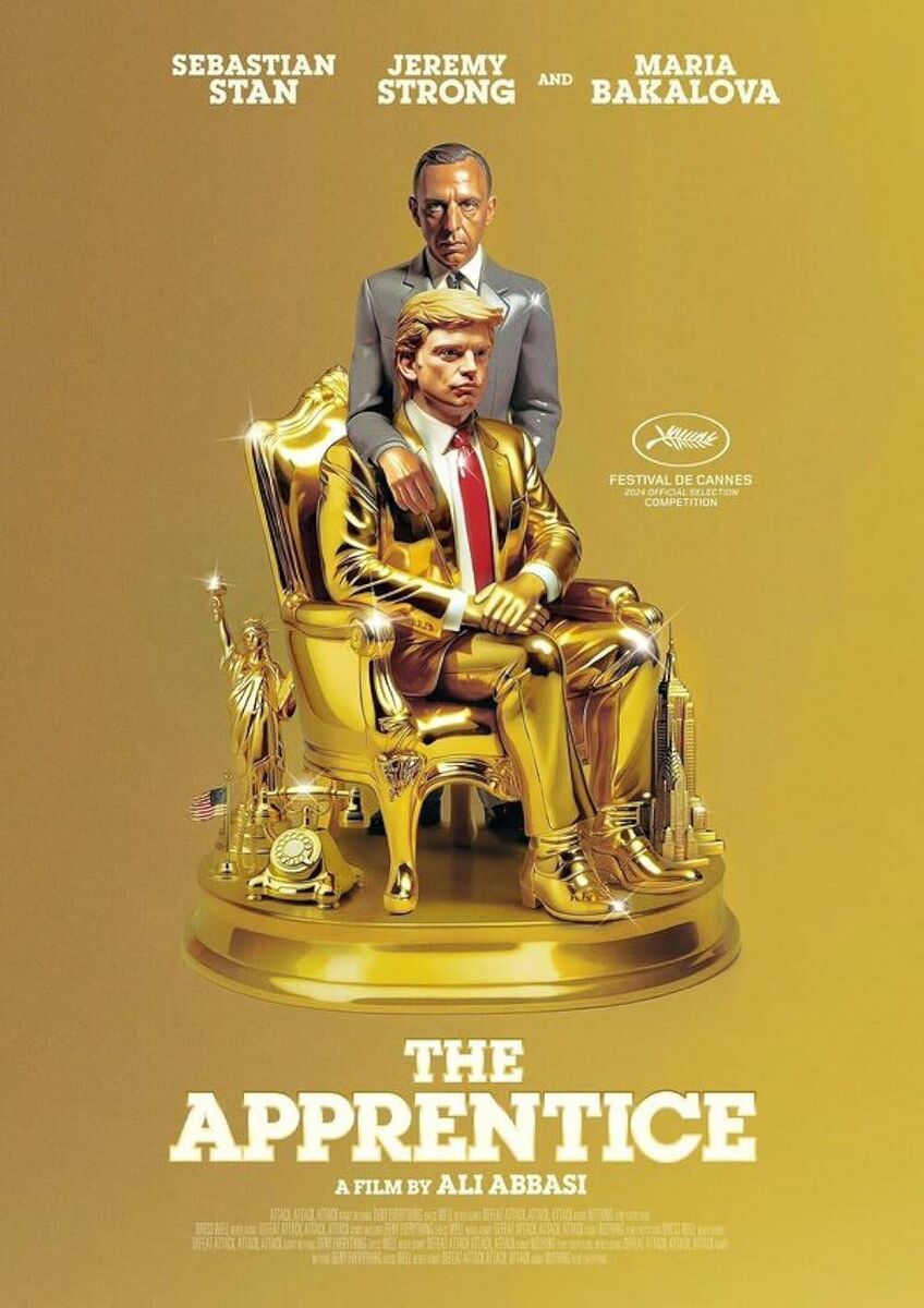The Apprentice: starring Sebastian Stan, Jeremy Strong, Maria Bakalova, Martin Donovan.